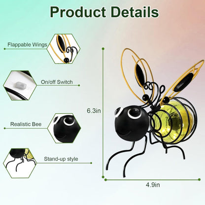 ✨  Create magic in the garden ! 🐝☀️🐝Hanging solar light for outdoor use -