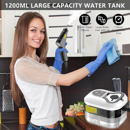 🔥 50% OFF – 1500W High-Pressure Steam Cleaner | Deep Clean in 15 Seconds