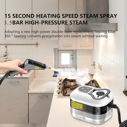 🔥 50% OFF – 1500W High-Pressure Steam Cleaner | Deep Clean in 15 Seconds