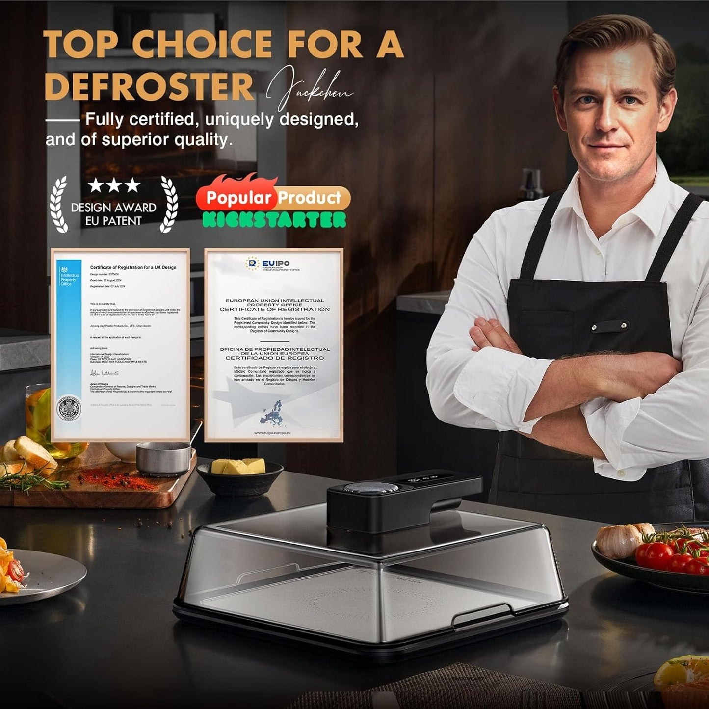 🔥50% OFF Today! M2 Rapid Defrost Tray – Thaw Frozen Meat in Minutes, Not Hours