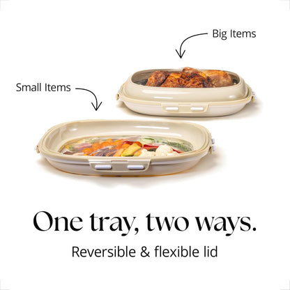🥗 50% OFF Today Only! Portable Snack Tray 4-Pack — Your All-in-One Food Organizer 🍓