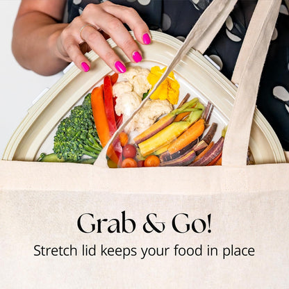 🥗 50% OFF Today Only! Portable Snack Tray 4-Pack — Your All-in-One Food Organizer 🍓
