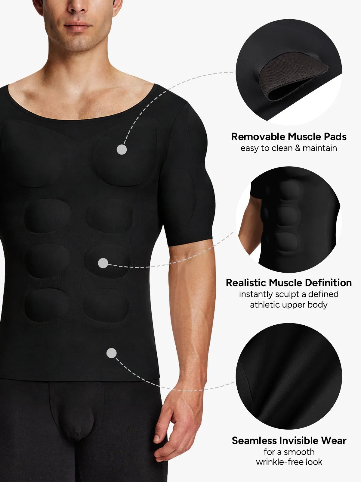 🏋️‍♂️The Ultimate Confidence Boost for Men – FORMA TERAZ™ Shaping Top