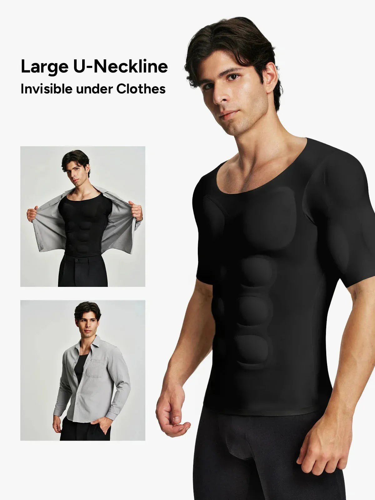 🏋️‍♂️The Ultimate Confidence Boost for Men – FORMA TERAZ™ Shaping Top