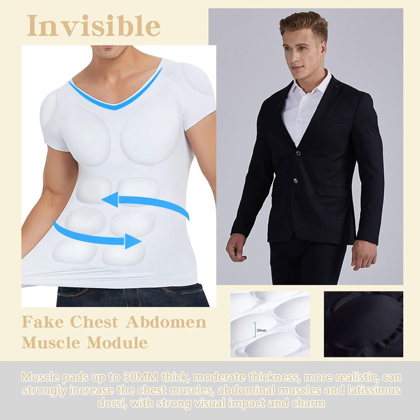 🏋️‍♂️The Ultimate Confidence Boost for Men – FORMA TERAZ™ Shaping Top