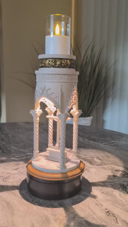 🔥Devotional Candle LED Lamp – Cathedral Style