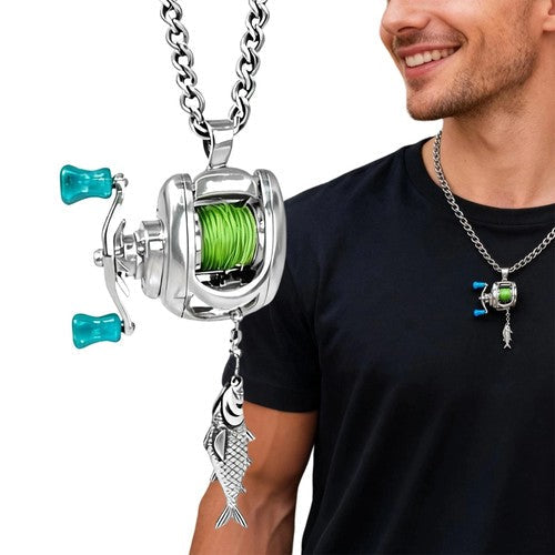 🔥HOT SALE 49% OFF - Fishing Reel Jewelry Set Stainless