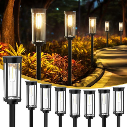 🌙✨ Retro-style solar garden light: Buy 2, get 1 FREE! 🏡💡 Filament design, IP65 waterproof & 14-hour illumination for cozy summer evenings