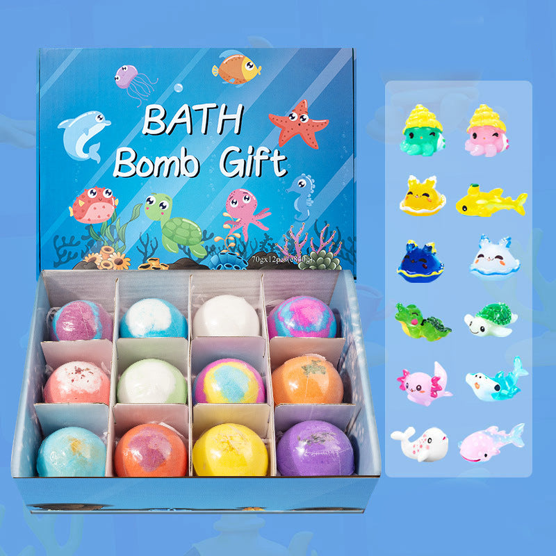 🔥2026 Spring special offer 49% off -12-Piece Bath Bomb Gift Set for Kids