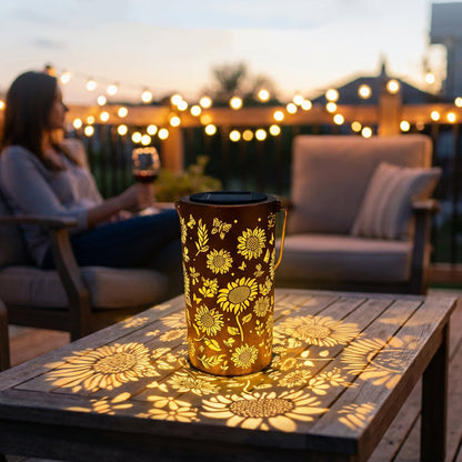 🔥Hot Sale 50% OFF🔥Hanging solar lantern with a perforated design