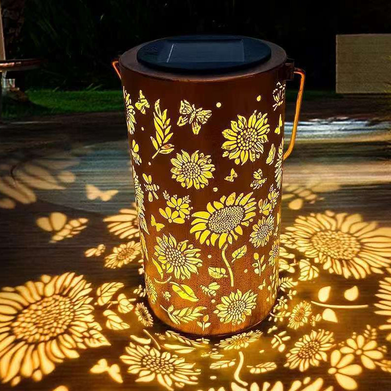 🔥Hot Sale 50% OFF🔥Hanging solar lantern with a perforated design