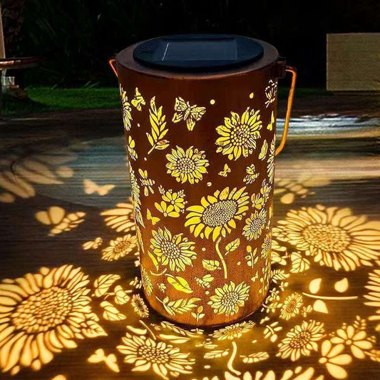 🔥Hot Sale 50% OFF🔥Hanging solar lantern with a perforated design