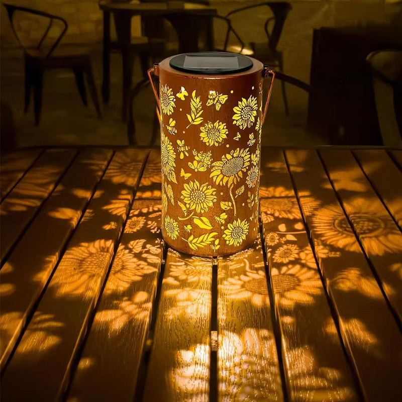 🔥Hot Sale 50% OFF🔥Hanging solar lantern with a perforated design