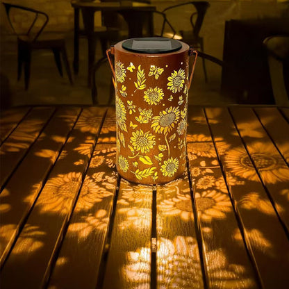 🔥Hot Sale 50% OFF🔥Hanging solar lantern with a perforated design