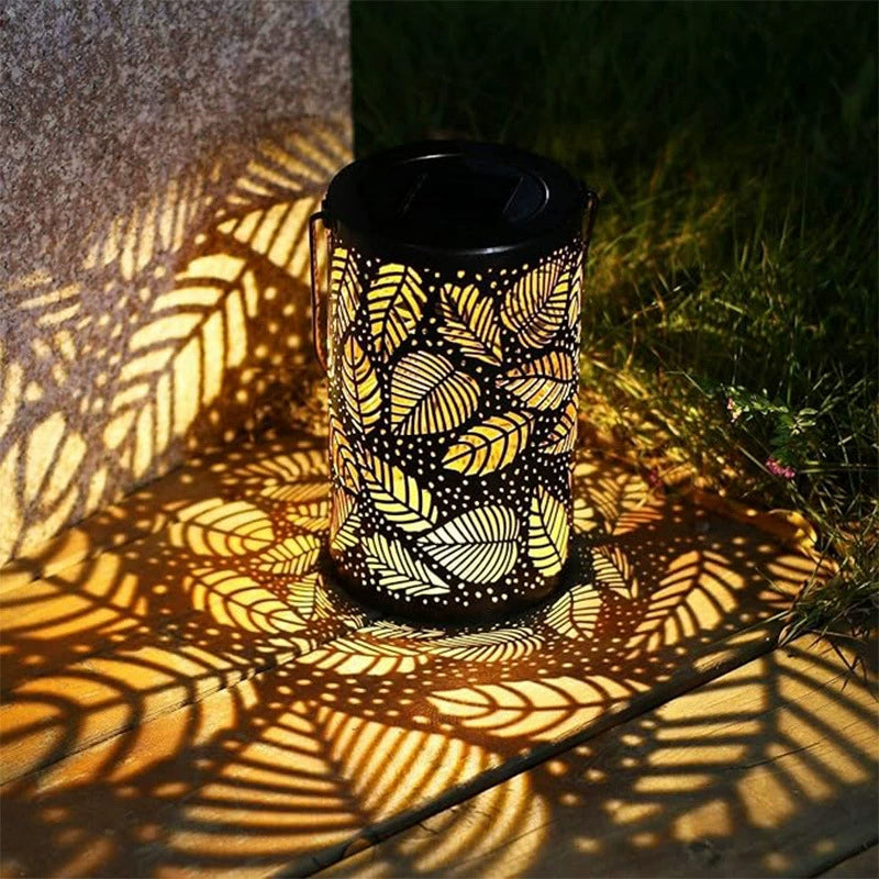 🔥Hot Sale 50% OFF🔥Hanging solar lantern with a perforated design