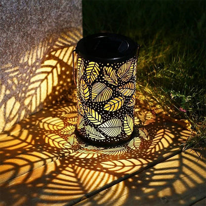 🔥Hot Sale 50% OFF🔥Hanging solar lantern with a perforated design