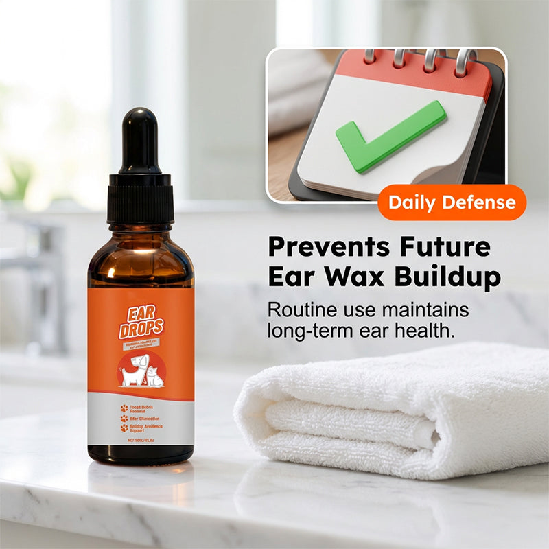 🔥Hot Sale 50% OFF🔥 Natural ear drops for dogs and cats to relieve itching and reduce earwax build-up