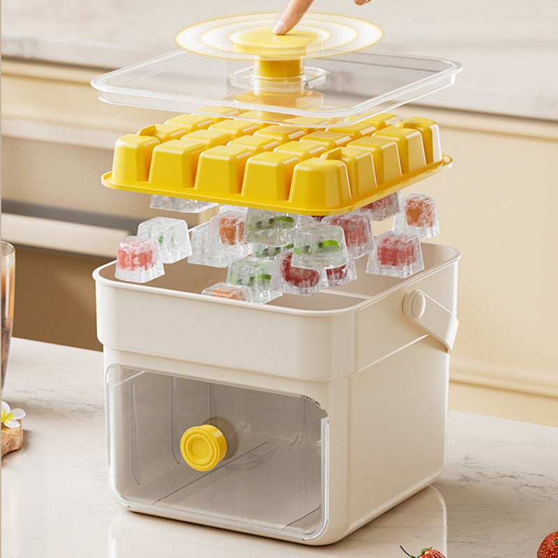 🔥OFFERTA SPECIALE 50% DI SCONTO🔥⏱️ Cubetti di ghiaccio pronti in pochi secondi: basta premere e rilasciare! 🧊✨