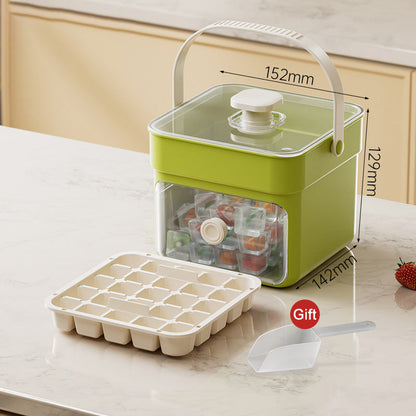 🔥OFFERTA SPECIALE 50% DI SCONTO🔥⏱️ Cubetti di ghiaccio pronti in pochi secondi: basta premere e rilasciare! 🧊✨