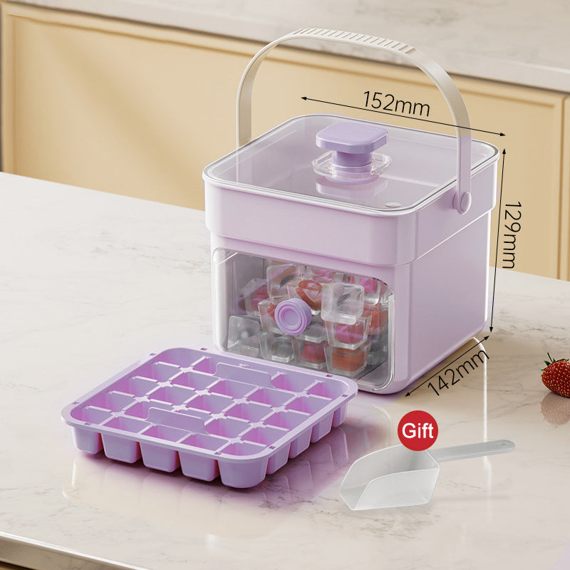 🔥OFFERTA SPECIALE 50% DI SCONTO🔥⏱️ Cubetti di ghiaccio pronti in pochi secondi: basta premere e rilasciare! 🧊✨