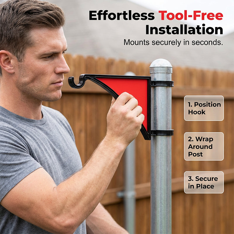 🔥Limited Offer 50%OFF🔥Multi-Use Patio & Garden Fence Post Hanger Hook