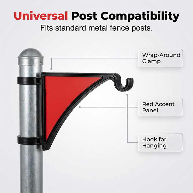 🔥Limited Offer 50%OFF🔥Multi-Use Patio & Garden Fence Post Hanger Hook