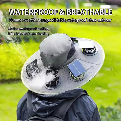 🔥 Dad’s Favorite Summer Hat Is Here❄️ 2026 New 6-Fan Solar Cooling Hat