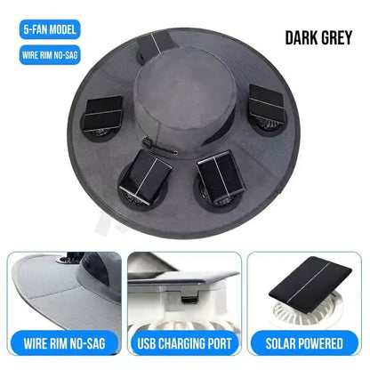 🔥 Dad’s Favorite Summer Hat Is Here❄️ 2026 New 6-Fan Solar Cooling Hat