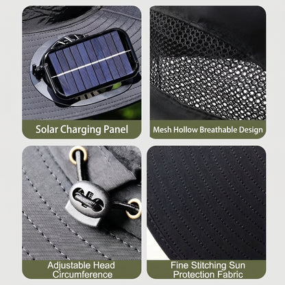 🔥 Dad’s Favorite Summer Hat Is Here❄️ 2026 New 6-Fan Solar Cooling Hat