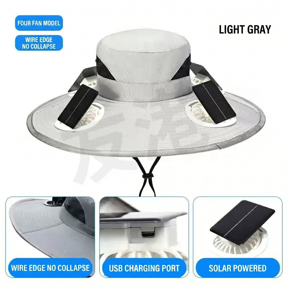 🔥 Dad’s Favorite Summer Hat Is Here❄️ 2026 New 6-Fan Solar Cooling Hat