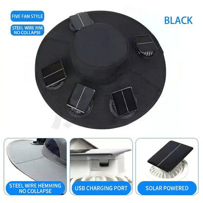 🔥 Dad’s Favorite Summer Hat Is Here❄️ 2026 New 6-Fan Solar Cooling Hat
